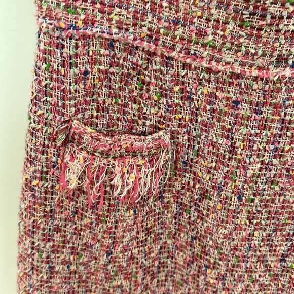 Milly Gabby Tweed Fringe Sleeveless Dress Size 6 Pink

8138 - Picture 6 of 9